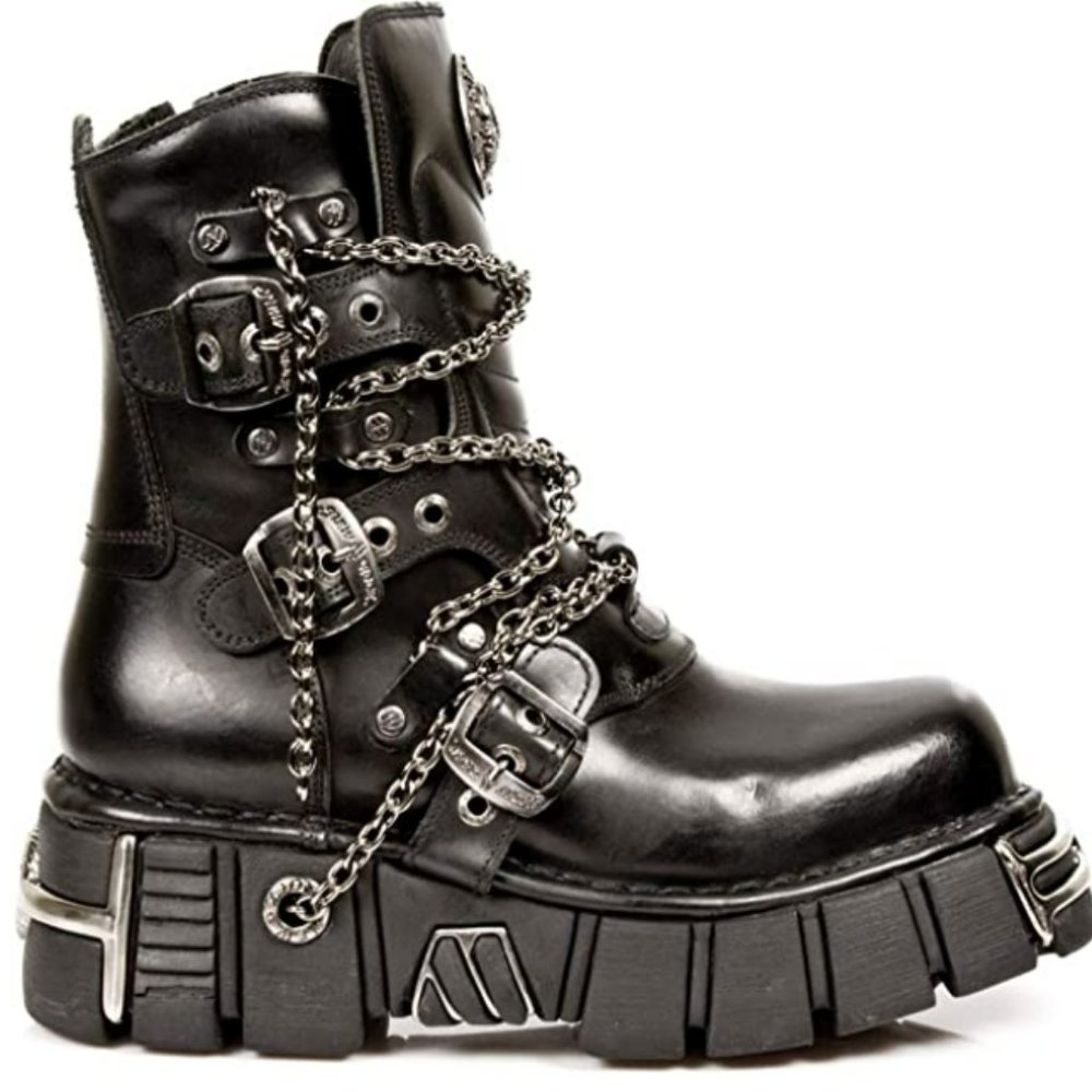 Newrock NR M.1011 S1 Goth Boots with Zipper